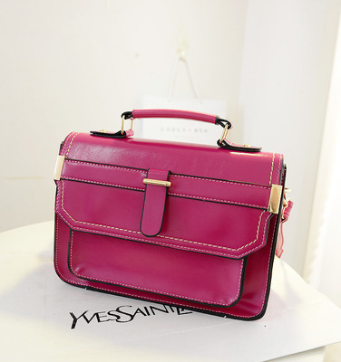 韩版学院风小清新可爱PU复古两用手提单肩斜跨双肩背女包——旅行包的时尚之选