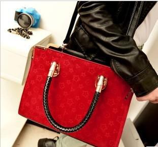 2014年秋冬新款优雅气质女包——定型绒面手提包与时尚单肩斜挎包的魅力